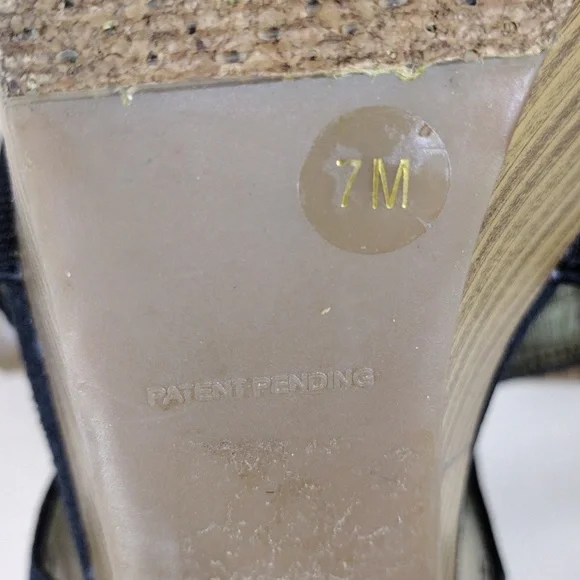 Bakers McKinley Boho Retro Platform Strappy Casual Stylish Black Wedge Sandals - Picture 6 of 14